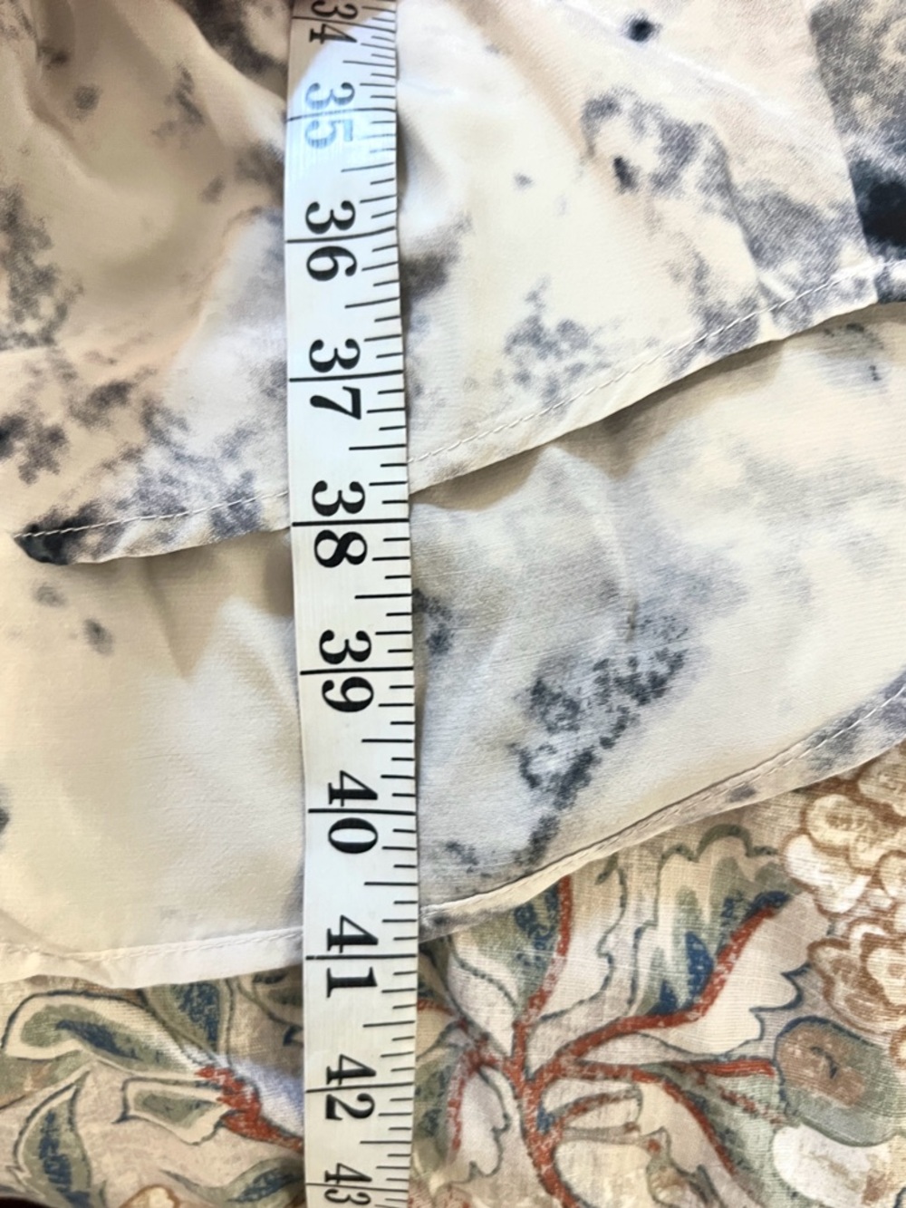Karen Kane Abstract Tie Dye Tunic Dress Button Front High Low Hem Size Small - Picture 6 of 10